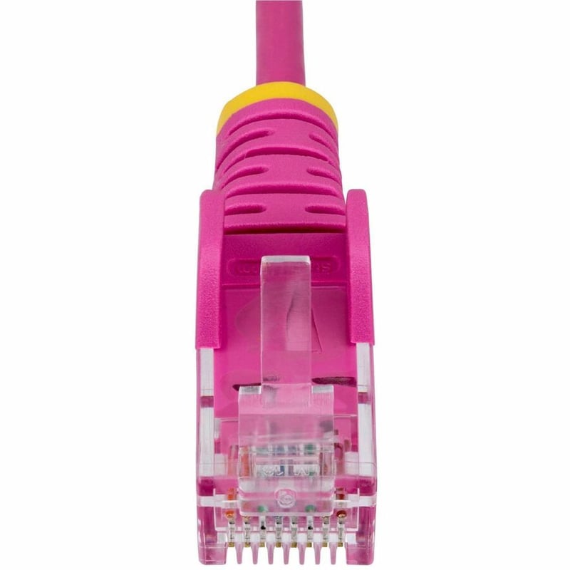 SLIM CAT6 CABLE PINK LSZH SLIM SNAGLESS RJ45 UTP PATCH CABLE - Thumbnail 4