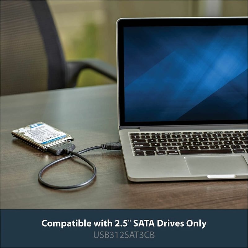 StarTech.com USB 3.1 (10Gbps) Adapter Cable for 2.5" SATA SSD/HDD Drives - Thumbnail 2