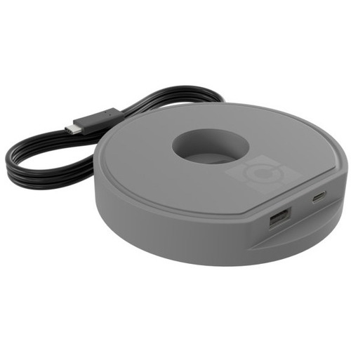 Chief Koncis USB Charging Hub for Koncis Single Display Desk Mounts - Silver - Thumbnail 1