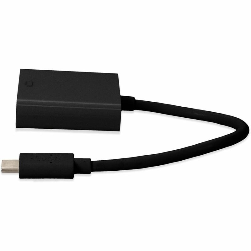 AddOn 20cm (8in) USB C 3.1 Male to HDMI Female Black Adapter Cable - Thumbnail 2