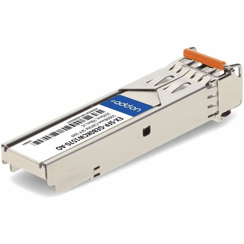 AddOn Juniper Networks® EX-SFP-GE80KCW1570 Compatible TAA 1000Base-CWDM SFP Transceiver (SMF, 1570nm, 70km, LC) - Thumbnail 5