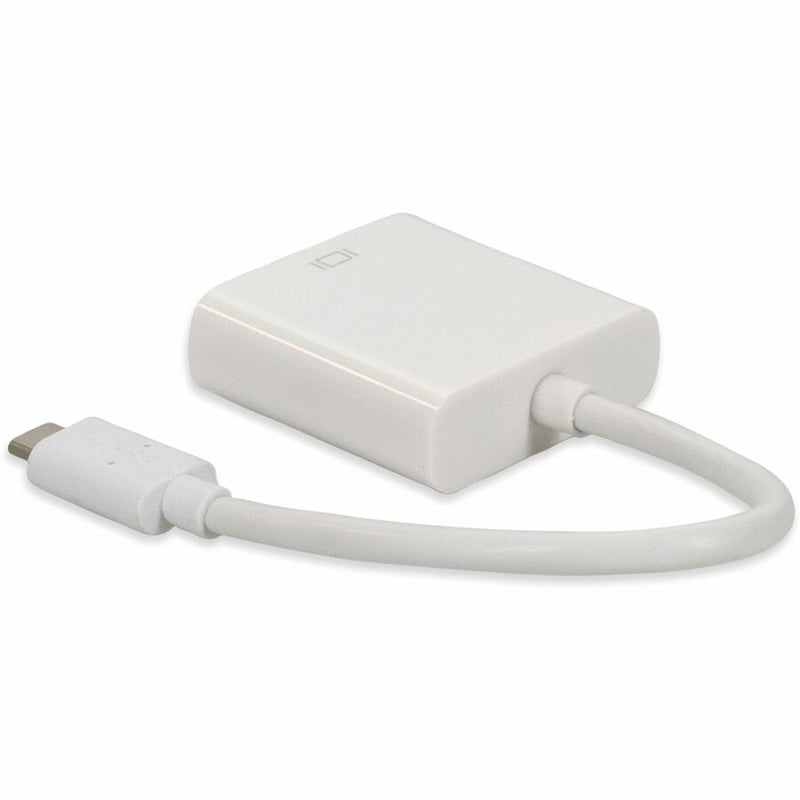 AddOn USB 3.1 (C) Male to DVI-I (29 pin) Female White Adapter - Thumbnail 3