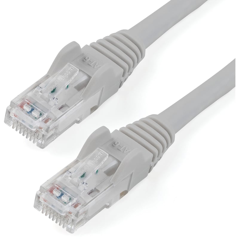StarTech.com 20ft CAT6 Ethernet Cable - Gray Snagless Gigabit - 100W PoE UTP 650MHz Category 6 Patch Cord UL Certified Wiring/TIA - Thumbnail 1