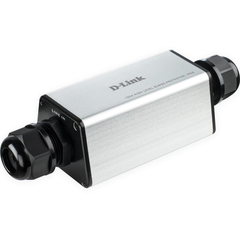 D-Link Gigabit Ethernet PoE+ RJ45 Outdoor 10kA Surge Protector - Thumbnail 1