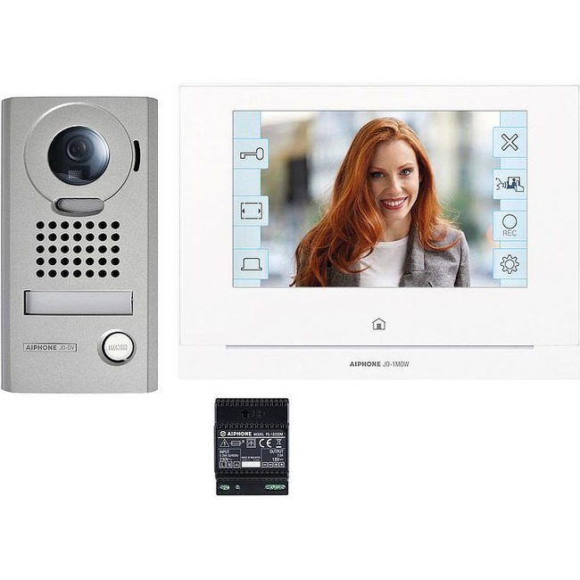 AIPHONE VIDEO INTERCOM SYSTEM 7 SILVER WHITE