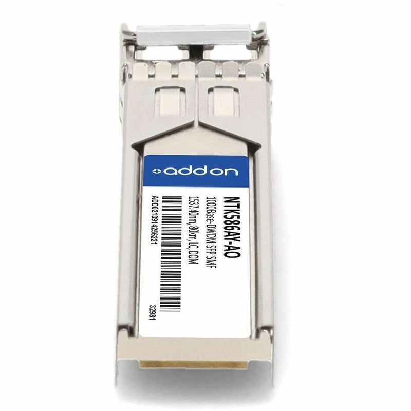 AddOn Ciena NTK586AY Compatible TAA Compliant 1000Base-DWDM 100GHz SFP Transceiver (SMF, 1537.40nm, 80km, LC, DOM) - Thumbnail 4
