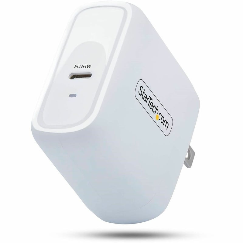 65W USB-C LAPTOP CHARGER GAN WITH POWER ADAPTER BRICK - Thumbnail 1