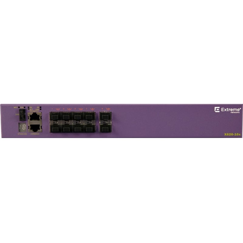 X620 10 100MB/1GB/10GBASE-X SFP+ PORTS INTEGRATED POWER SUPPLY AND FANS EXTREMEX - Thumbnail 2