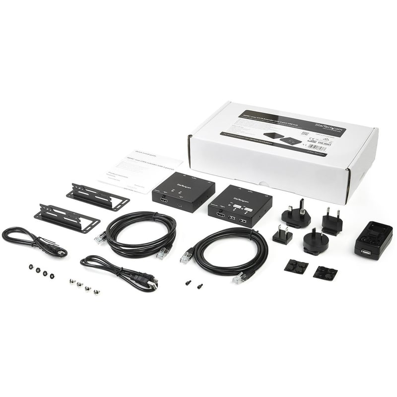 StarTech.com HDMI over CAT6 Extender with 4-port USB Hub - Remote HDMI over CAT5 or CAT6 - 165 ft (50m) - 1080p - Thumbnail 5