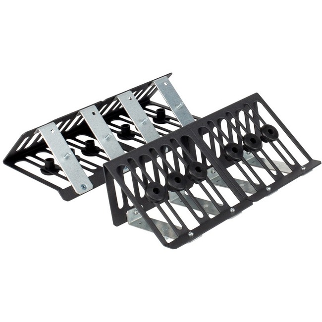 Rack Solutions 4-Unit Phone/Tablet Bracket Set 2-Pack - Thumbnail 1