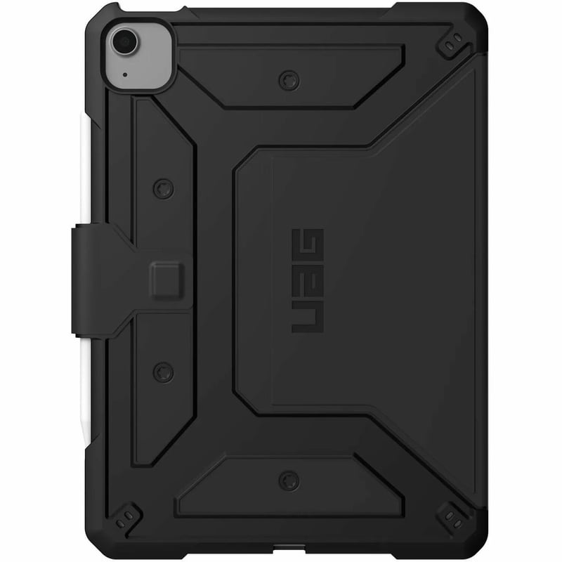 Urban Armor Gear Metropolis SE Rugged Carrying Case (Flip) for 10.9" to 11" Apple iPad Air (4th Generation), iPad Air (5th Generation), iPad Pro, iPad Pro (2nd Generation), iPad Pro (3rd Generation) Tablet - Black - Thumbnail 1