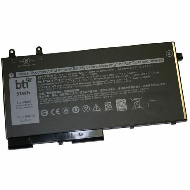 451-BCIQ-BTI BATTERY 11.4V 51WH BTI 451-BCIQ-BTI 11.4V 51WH BATTERY