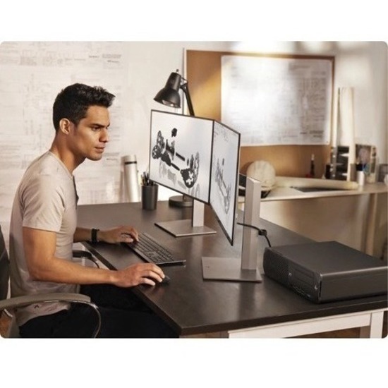HP Z2 G5 Workstation - 1 x Intel Core i7 10th Gen i7-10700 - 16 GB - 256 GB SSD - Small Form Factor - Black - Thumbnail 4