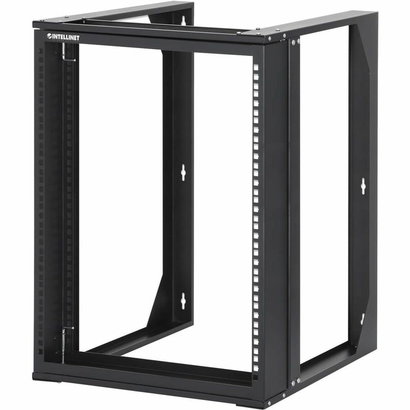 19 IN. WALL MOUNT 2-POST OPEN FRAME NETWORK RACK, 12U - Thumbnail 1