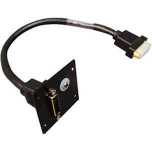 Wiremold DVI F/F Barrel with 3.5mm Stereo with Solder Tabs - Thumbnail 2