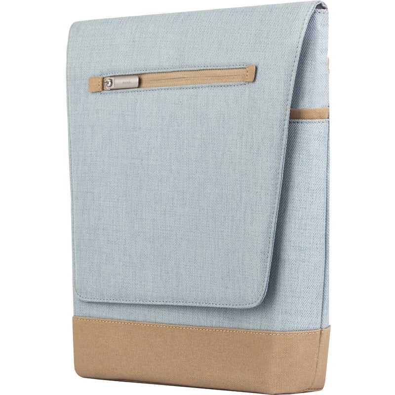 Moshi Aerio Lite Carrying Case (Messenger) for 12" Apple iPad - Sky Blue - Thumbnail 1