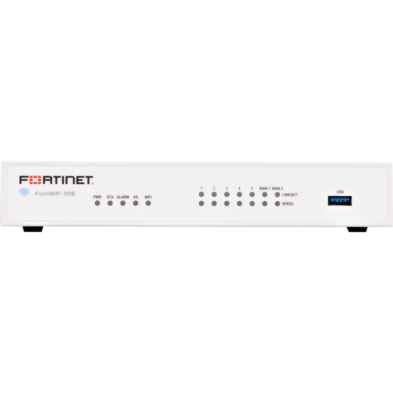 Fortinet FortiWifi FWF-50E Network Security/Firewall Appliance - Thumbnail 1