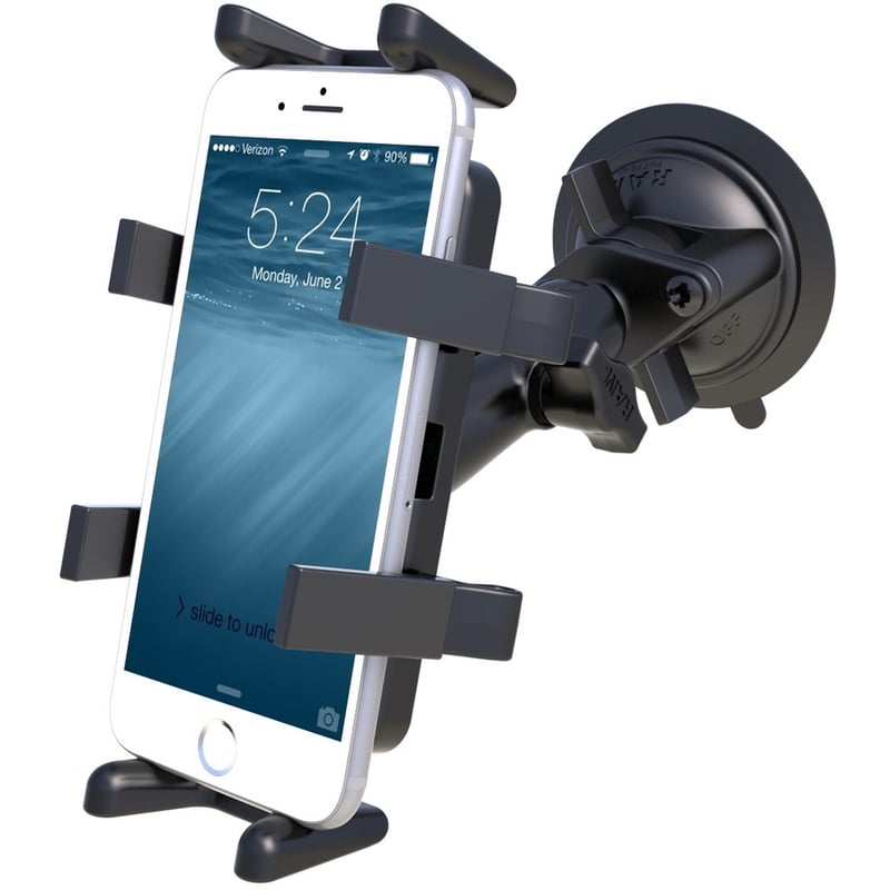 RAM Mounts Finger Grip Vehicle Mount for Suction Cup, Cell Phone, Two-way Radio, GPS - Thumbnail 2