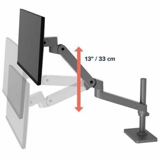 LX PRO ARM SINGLE DISPLAY TALL POLE GROMMET MOUNT DIG - Thumbnail 5