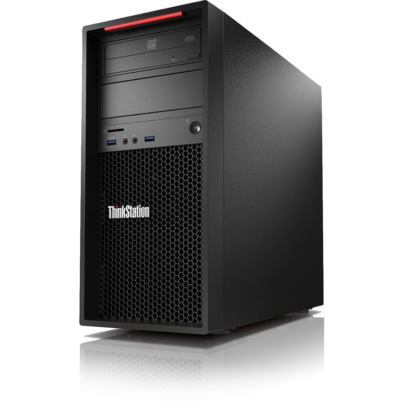 Lenovo ThinkStation P410 30B3001VUS Workstation - 1 x Intel Xeon E5-1650 v4 - 16 GB - 256 GB SSD - Thumbnail 1