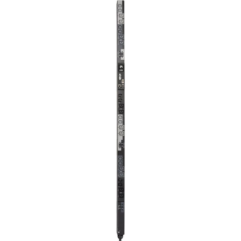 Eaton Tripp Lite Series 17.3kW 220-240V 3PH Switched PDU - LX Interface, Gigabit, 24 Outlets, IEC 309 30A Red 380-415V Input, Outlet Monitoring, LCD, 1.8 m Cord, 0U 1.8 m Height, TAA - Thumbnail 2