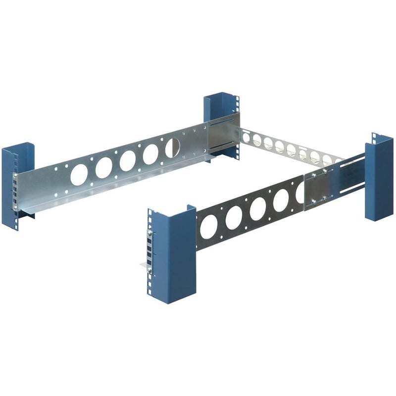 Rack Solutions 2U Universal Rail 24in Depth with Wirebar - Thumbnail 1