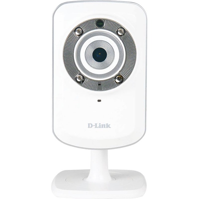 D-Link DCS-932L Network Camera - Color, Monochrome - White - Thumbnail 1