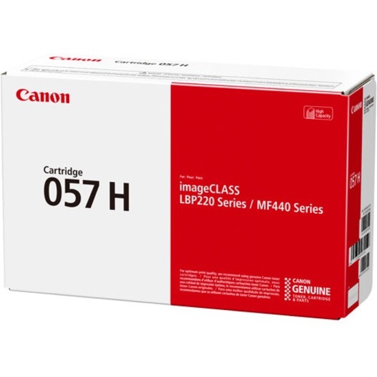 Canon 057H Original High Yield Laser Toner Cartridge - Black - 1 Pack - Thumbnail 3