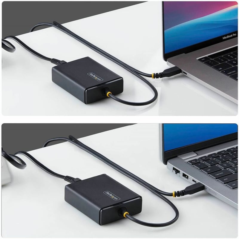 100W USB-C LAPTOP CHARGER - 5FT USB-C TETHERED CABLE - Thumbnail 3