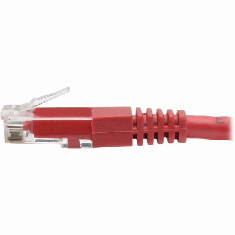 Eaton Tripp Lite Series Cat6 Gigabit Molded (UTP) Ethernet Cable (RJ45 M/M), PoE, Red, 50 ft. (15.24 m) - Thumbnail 4