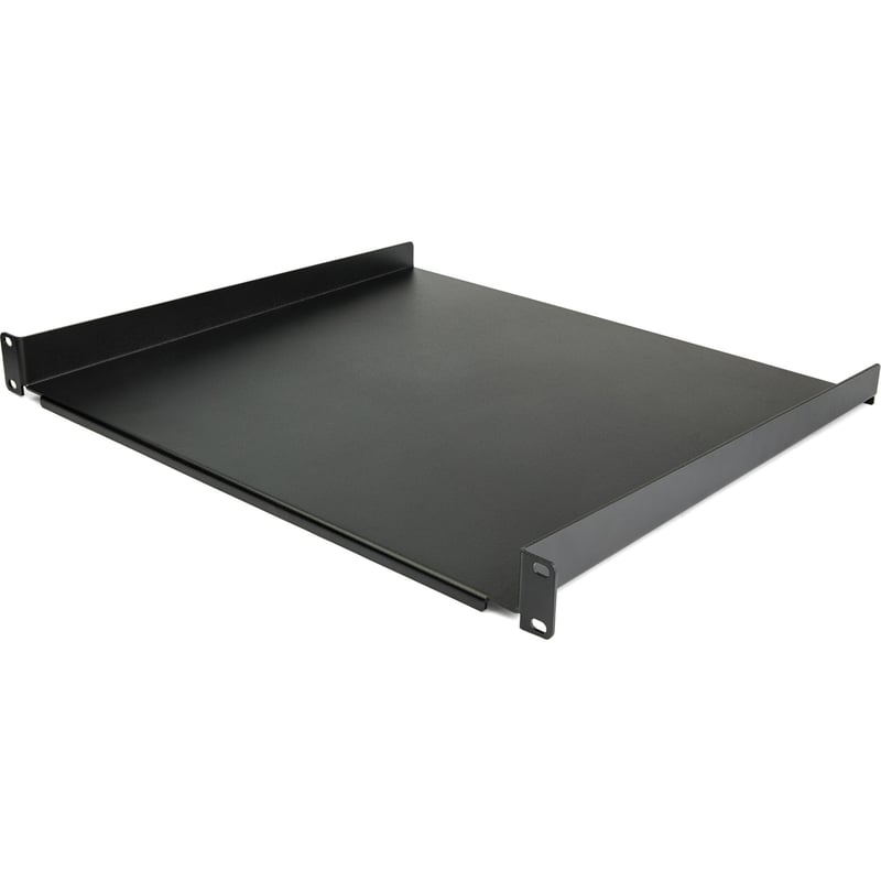 StarTech.com 1U Server Rack Cabinet Shelf - Fixed 16" Deep Cantilever Rackmount Tray for 19" Data/AV/Network Enclosure w/cage nuts, screws - Thumbnail 1