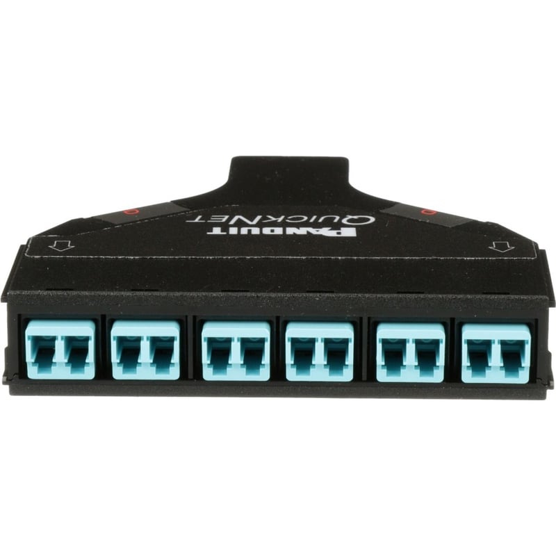 Panduit QuickNet SFQ MPO-LC Cassette, OM4+, 12 Fiber, Method A - Thumbnail 1