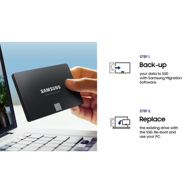 Samsung 870 EVO 4 TB Solid State Drive - 2.5" Internal - SATA (SATA/600) - Thumbnail 2