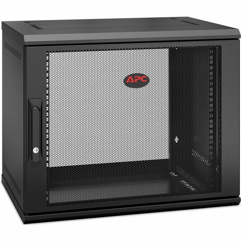 APC by Schneider Electric NetShelter WX 9U Single Hinged Wall-mount Enclosure 400mm Deep - Thumbnail 2