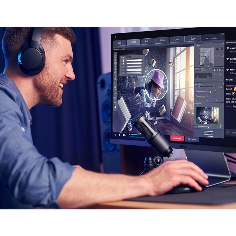MSI Modern MD271UL 27" Class 4K UHD LCD Monitor - 16:9