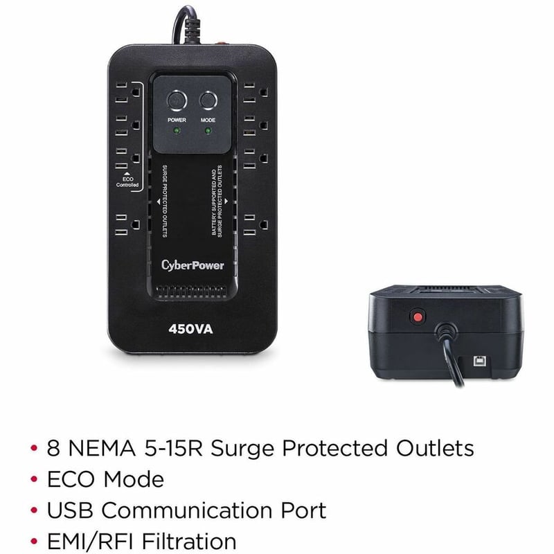 CyberPower EC450G Ecologic UPS Systems - Thumbnail 2