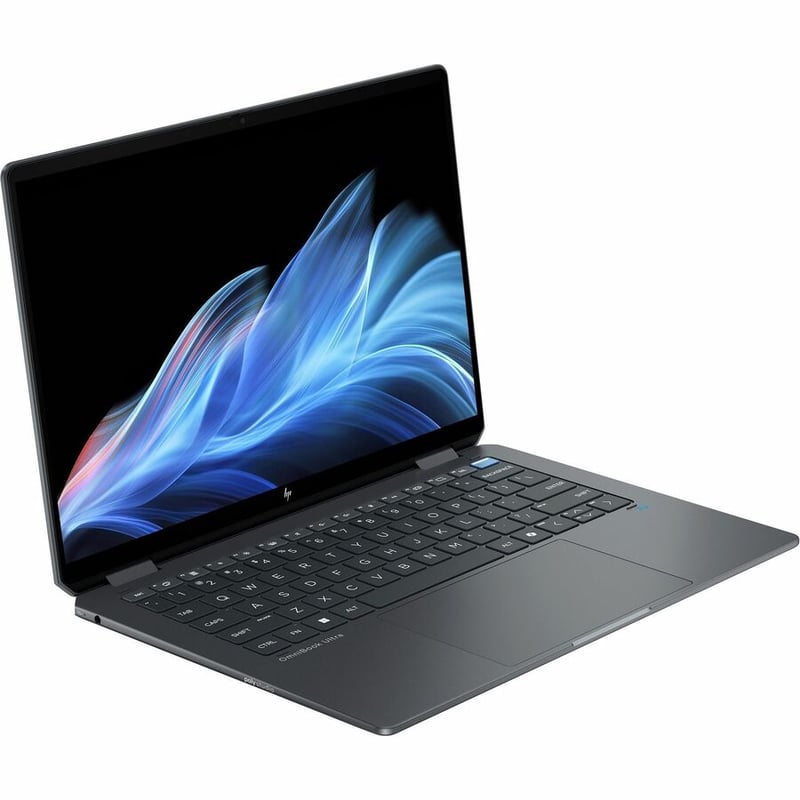 HP OmniBook Ultra Flip 14-fh0000 14-fh0047nr 14" Touchscreen Convertible 2 in 1 Notebook - 3K - 120 Hz - Intel Core Ultra 7 256V - Intel Evo Platform - 16 GB - 1 TB SSD - Eclipse Gray - Thumbnail 2