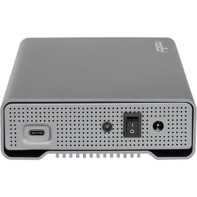 Rocstor Rocpro D90 14 TB Desktop Rugged Hard Drive - 3.5" External - SATA (SATA/600) - Aluminum Gray - Thumbnail 5