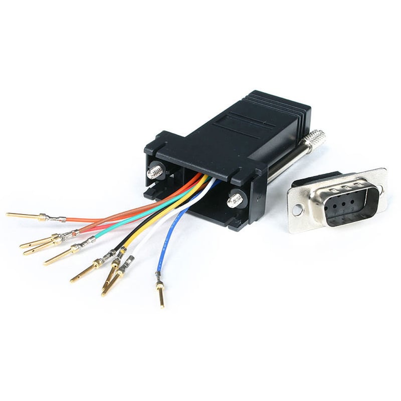 StarTech.com DB9 to RJ45 Modular Adapter - M/F - Serial adapter - DB-9 (M) - RJ-45 (F) - Thumbnail 1