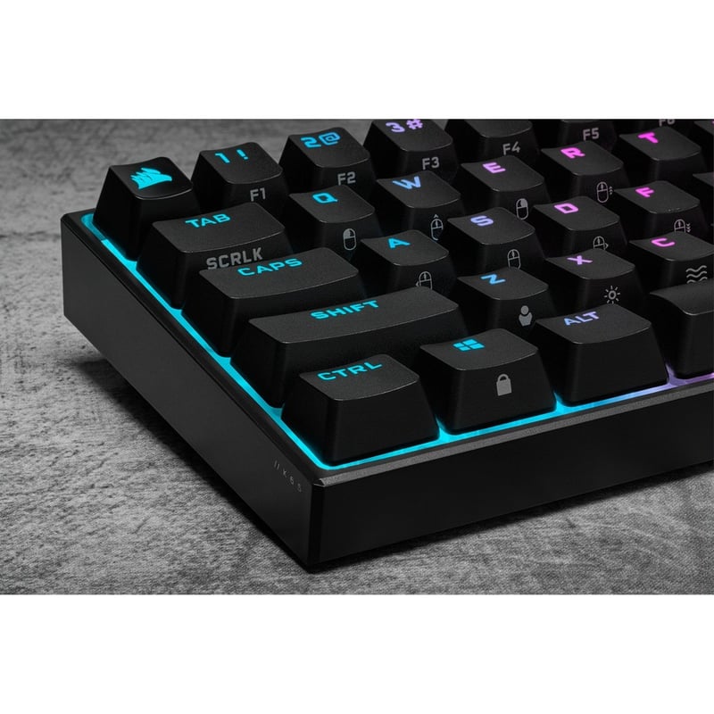 Corsair K65 RGB MINI 60% Mechanical Gaming Keyboard - CHERRY MX SPEED - Thumbnail 5