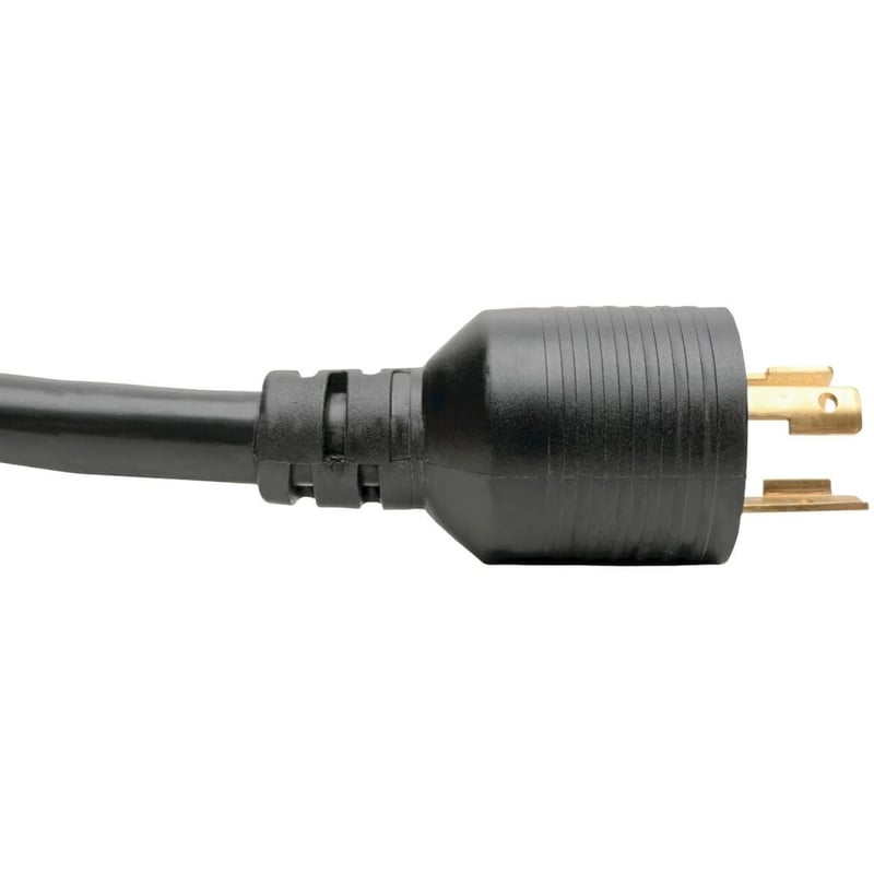 Eaton Tripp Lite Series Power Extension Cord/Splitter, NEMA L6-20P to 2x NEMA L6-20R Y Splitter, Heavy-Duty - 20A, 250V, 10 AWG, 1 ft. (0.31 m), Black - Thumbnail 3