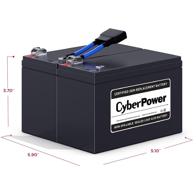 CyberPower RB1290X2A Replacement Battery Cartridge - Thumbnail 3
