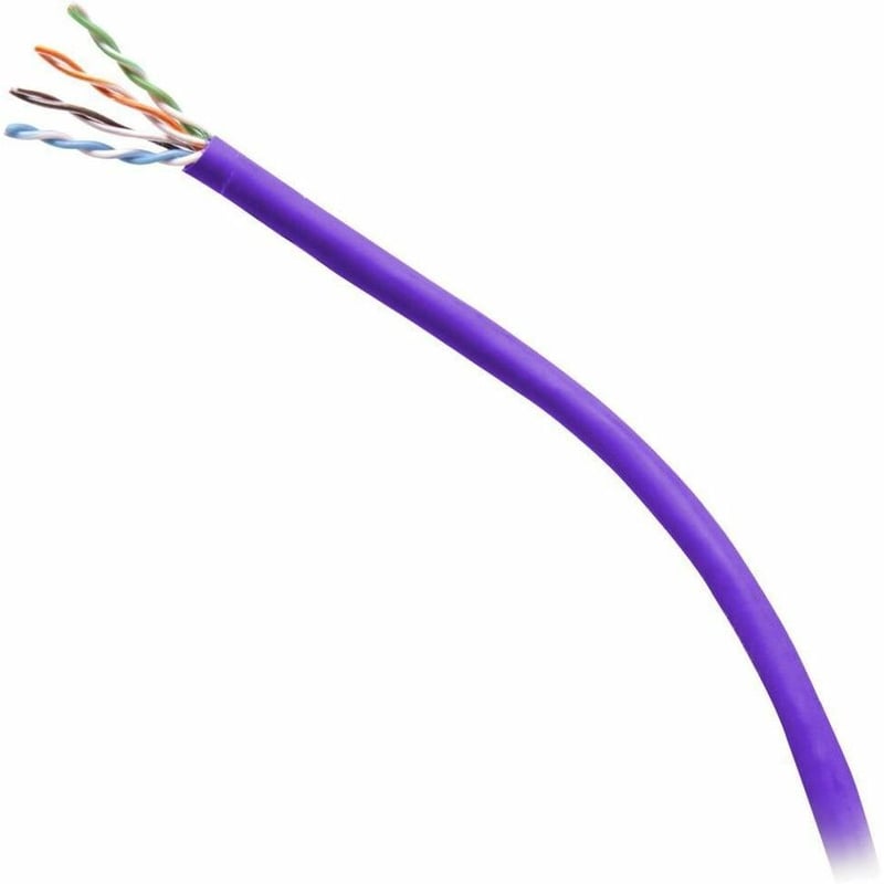C2G BULK CAT6 UTP CMP TAA PRPLE C2G 1000FT CAT6 ETHERNET CABLE CMP - Thumbnail 1