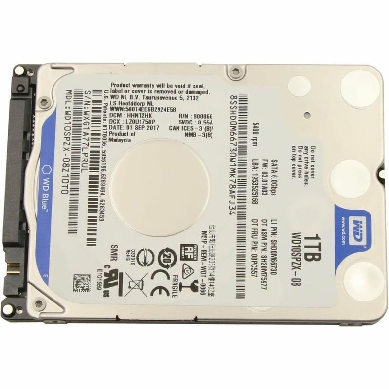Lenovo 1 TB Hard Drive - 2.5" Internal - SATA (SATA/600) - Thumbnail 5