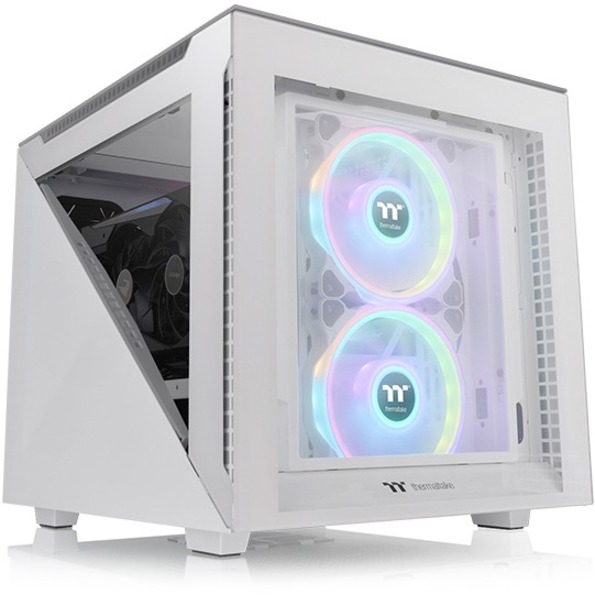 Thermaltake Divider 200 TG Snow Micro Chassis - Thumbnail 2