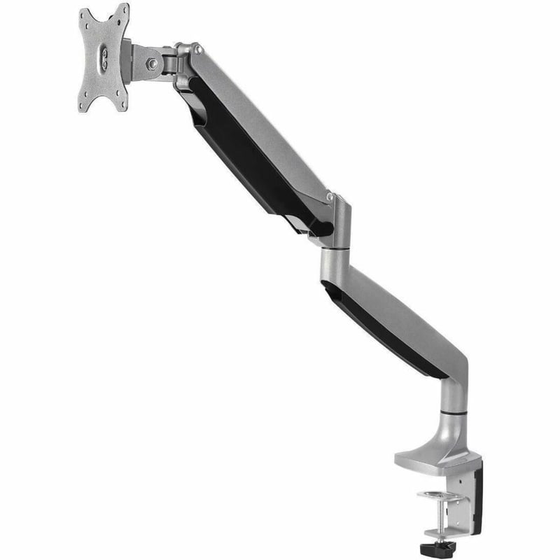 SIIG Single 45" Monitor Arm Mount 26.4 lbs-Gray - Fits17"-45" Screens, up to 26.4 lbs, VESA 75/100/200 - Thumbnail 1