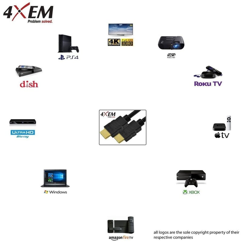 4XEM 65ft 20m Ultra High Speed 4K2K HDMI Cable - Thumbnail 5