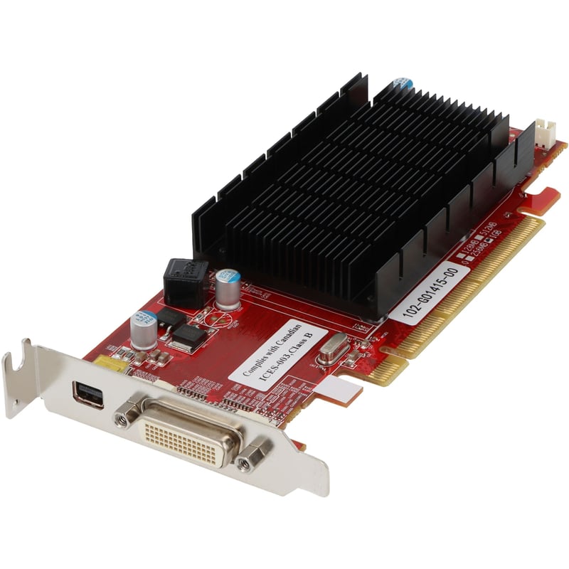 VisionTek Radeon 6350 SFF 1GB DDR3 3M DMS59 (2x DVI-I, miniDP) w/ 2x DVI-I to VGA Adapter - Thumbnail 1