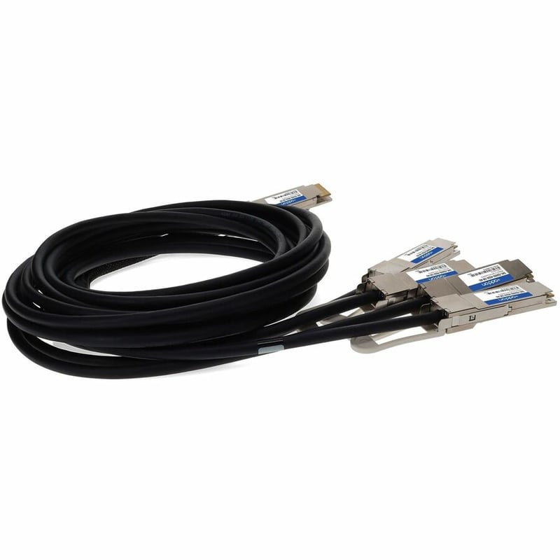 AddOn Dell® DAC-Q56DD-4Q56-1M Compatible TAA Compliant 400GBase-CU QSFP-DD 400G to 4xQSFP56 100G PAM-4 Direct Attach Cable (Passive Twinax, 1m) - Thumbnail 5
