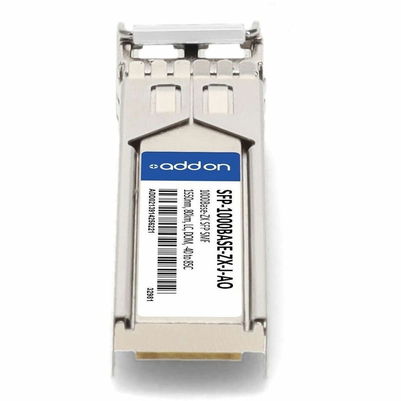 AddOn Juniper Networks® Compatible TAA Compliant 1000Base-ZX SFP Transceiver (SMF, 1550nm, 70km, LC, -40 to 85C) - Thumbnail 4